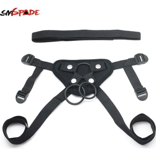 Smspade Sex Toys For Couples Adult Games Sex Shop Adjustable Strap on Bondage Harness Strapon Sex Dildo Toys Slave Men Harness
