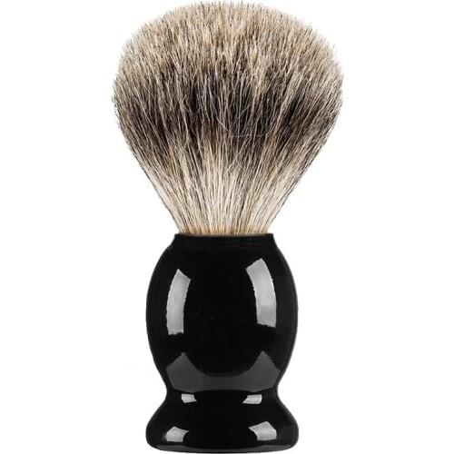 Man Pure Badger Nylon Hair Shaving Brush Wood 100% Original for Razor Edge Safety Straight Classic Safety Razo