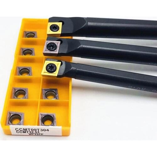 S10K S12M S14N S16Q S18Q S20R SCLCR09 95 degree spiral inner circle tool post SCLCR09 lathe boring bar CCMT09T304 carbide