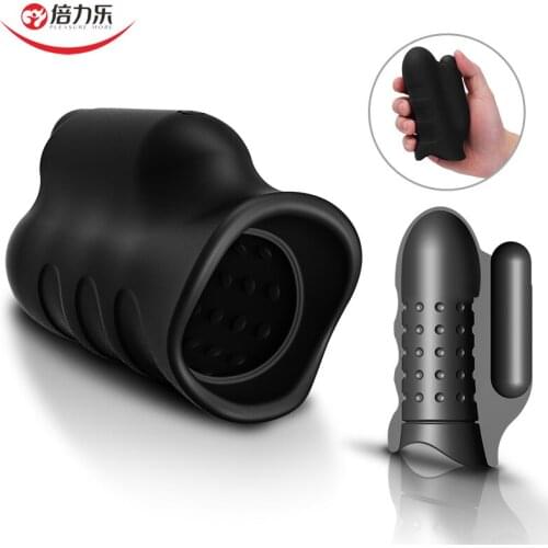 Glans Vibrator Male Masturbation Glans Trainer Delay Ejaculation Long Lasting Penis Massage Vibrator Adult Sex Toy For Men Gays