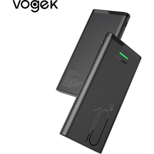Vogek 18W USB Type C PD Power Bank for iPhone 11 Pro Max Huawei Samsung 10000mAh Quick Charge 3.0 PowerBank External Battery