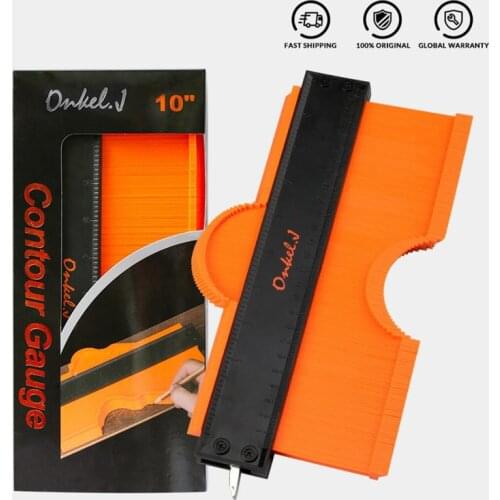 Lock Wider Contour Gauge Profile Tool Alloy Edge Shaping Wood Measure Ruler Laminate Tiles Meethulp Gauge Dropshipping