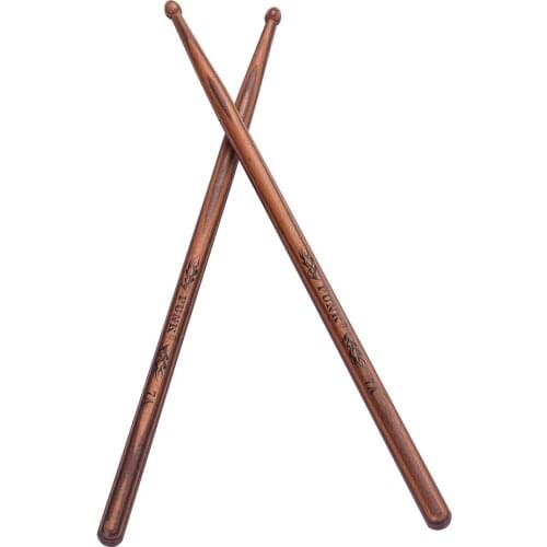 One Pair of 7A Wooden Drumsticks Drum Sticks Maple Wood Drum Accessories Percussion Instrument Accessories