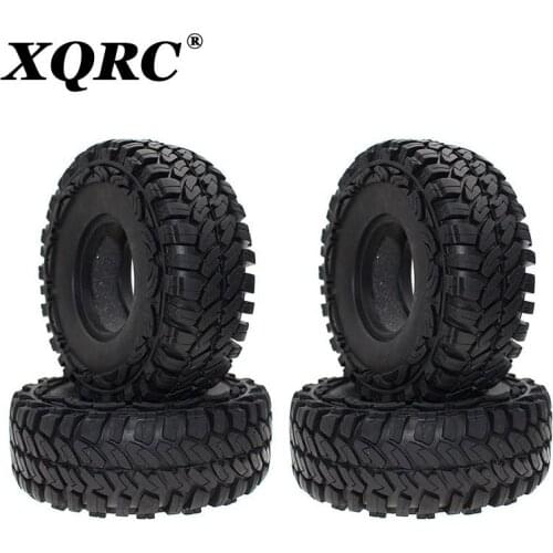 4 120mm 1.9in rubber tyres for 1/10 RC track axial SCX10 90046 AXI03007 D90 D110 TF2 TRAXXAS TRX-4 car accessories