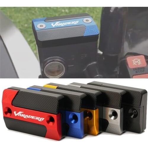 For HONDA XL1000 V Varadero XL1000 2005-2013 Motorcycle Accessories Aluminum Engine Oil Cover Front Brake Fluid Reservoir Cap