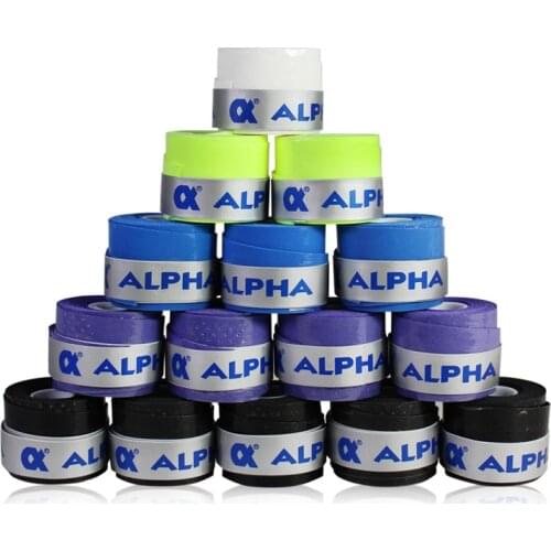 Alpha 30pcs/lot 0.6mm Bounce stick sweatband tennis overgrip viscosity grip for Badminton/Tennis Racket TG-120