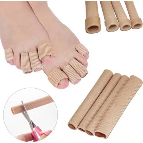 Fabric Toe Separator Finger Protector Applicator Corn Callus Remover Bunion Corrector Pedicure Tools Pain Relief Tube Foot Care
