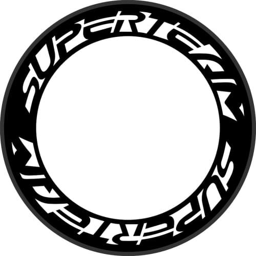 FOR 88mm RIMS Hollow Rim Wheel Decals Stickers Reflective For SUPERTAEM Road Bike Wheelset Stickers 700C 2RIMS
