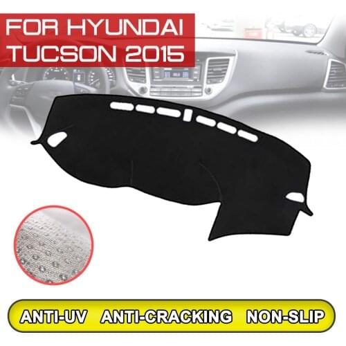 For Hyundai Tucson 2015 Car Dashboard Mat Anti-dirty Non-slip Dash Cover Mat UV Protection Shade
