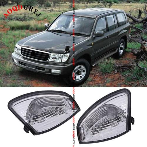 For Toyota Land Cruiser LC/FZJ100 1998-2005 2pcs Front Bumper Corner Lamp Light housing