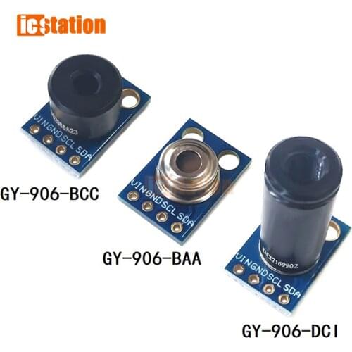 GY-906 MLX90614ESF-BAA BCC Sensor Module MLX90614 Infrared Temperature Sensors GY-906-DCI IIC Connector Long Distance Electronic
