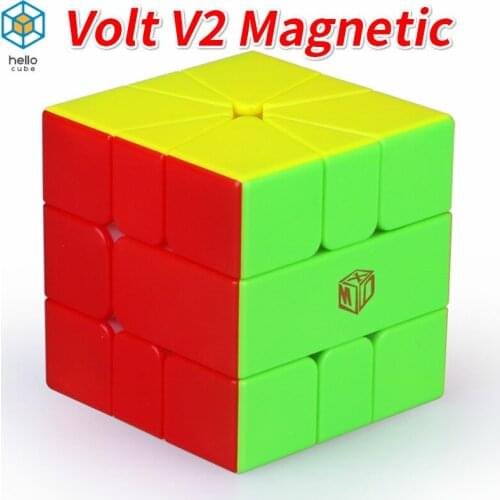 HelloCube XMD SQ1 V2 M Magnetic Qiyi Mofangge Volt SQ-1 X-Man Design Square 1 Twist Magic Cube Magnetic Speed Magic Puzzle