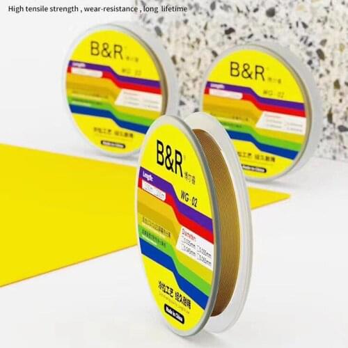 Cold Drawing 0.035mm 100M WG-02 Wire Cutting Line for iPhone Samsung Mobile Phone LCD Screen OLED Display Separator Repair