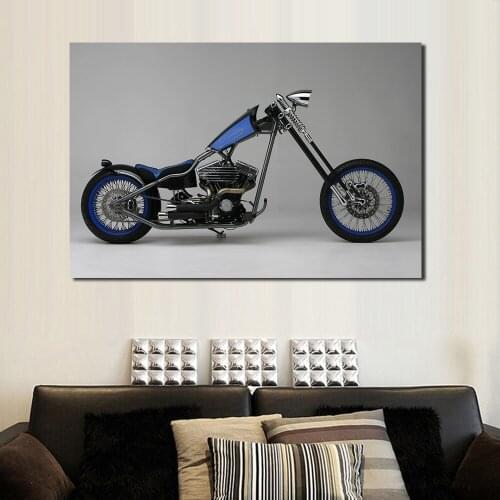 JQHYART Free Mail Classic Motorcycle Wall Pictures For Living Room Paintings On Canvas No Frame Oil Painting