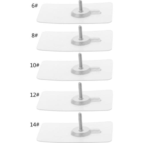 Strong Self Adhesive Screw Hook Wall Mouted Stainless Steel Seamless Shelf Hanger