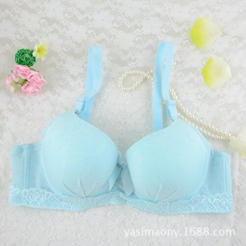 2019 new girls girls gathered lace bra glossy comfortable underwear free shipping 233