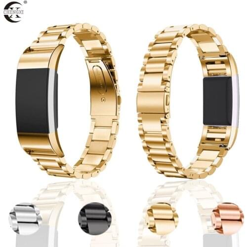 Stainless Steel Metal Wrist Strap For Fitbit Charge2 Watch Replacement Wirst Band For Fit Bit Charge 2 Smart Accessories