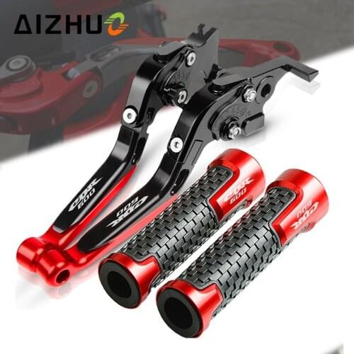 Motorcycle Accessories Folding Extendable Brake Clutch Levers Handle Grips End FOR HONDA CBR600 CBR 600 1991-1998 1997 1996 1995
