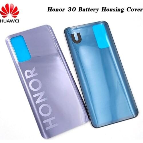 Original Huawei Honor 30 Battery Cover Rear Door Housing Panel Case Phone Back Replacement Repair Parts For Honor 30 Housing