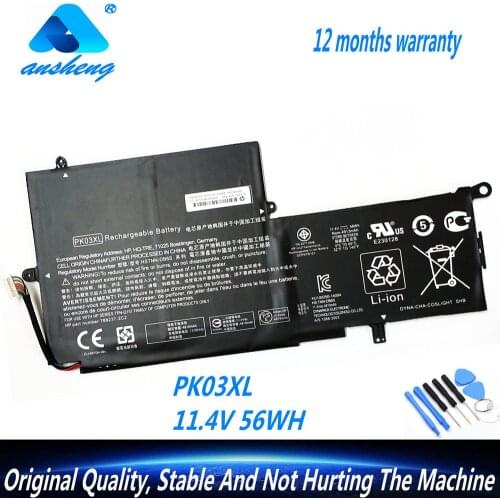 Genuine PK03XL Laptop Battery For HP Spectre Pro X360 Spectre 13 HSTNN-DB6S 6789116-005 11.4V 56WH