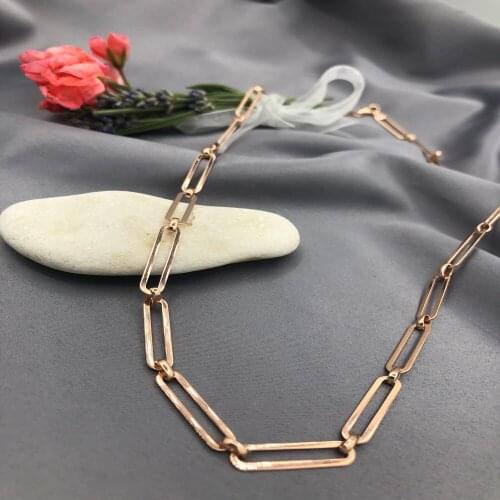 Italian Chain Rose Necklace
