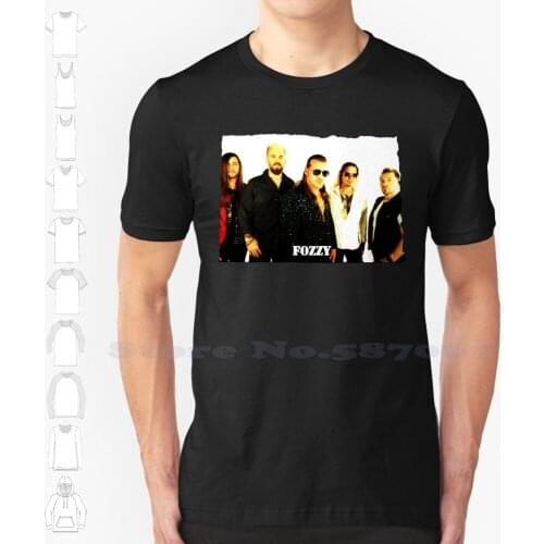 Posi Rock Band Music Legendary America Black White Tshirt For Men Women Fozzy American Heavy Metal Band Atlanta Georgia