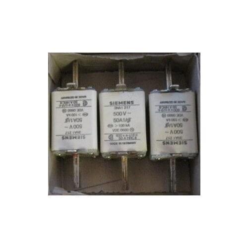 Fuses: 3NA1217 50A 500V NH1 gL / 3NA1225 200A 500V NH1 / 3NA1221 3NA1216 NH1 gL