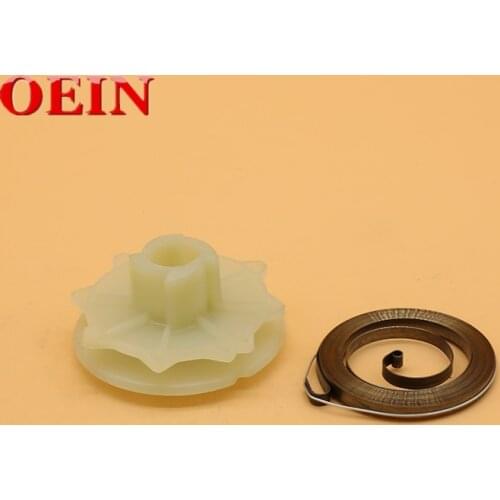 Starter Pulley Recoil Spring Kit fit Partner 350 351 Poulan 3314 3416 3516 1900 1950 1975 2025 2050 OEM 530037817 Chainsaw Spare