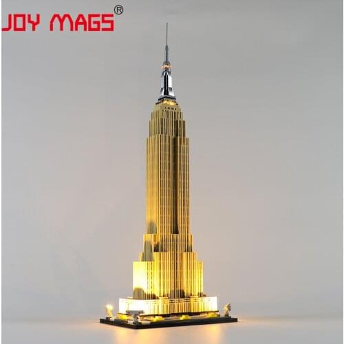 JOY MAGS Only Led Light Kit For 21046 Architecture Empire State , (NOT Include Model)