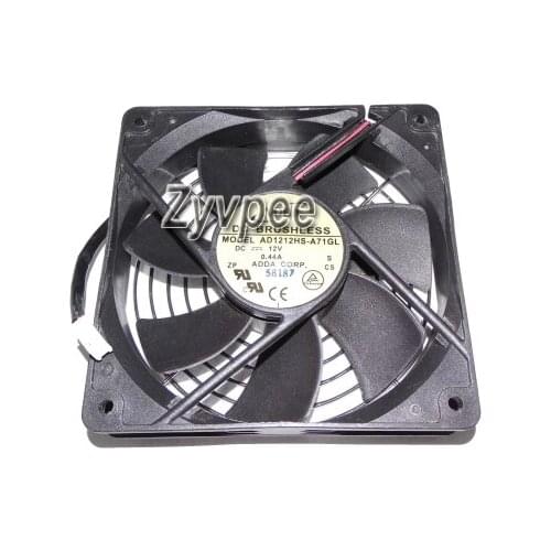120x120x25MM AD1212HS-A71GL 12V 0.44A 2Wires 12CM Cooling Fan