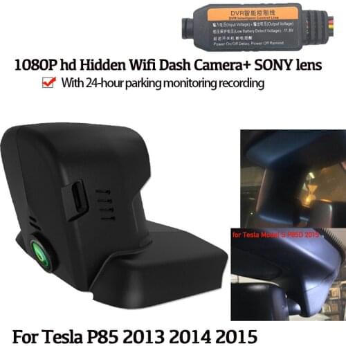 Car DVR Wifi Video Recorder Dash Cam Camera for Tesla P85 2013 2014 2015 Novatek 96658 hd 1080P Control by App SONY IMX307