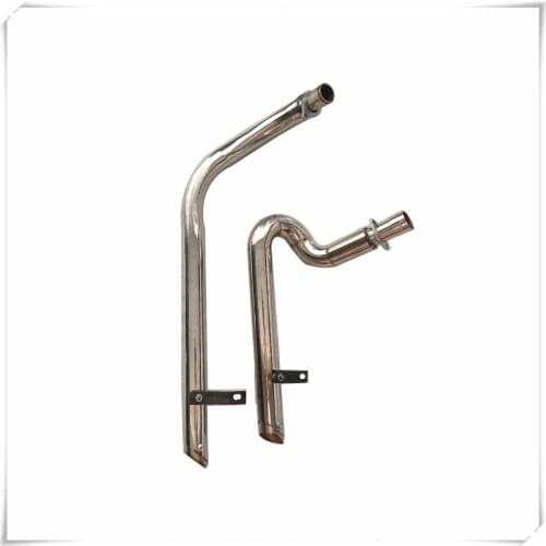 VLX400 VLX600 Motorcycle Exhaust Pipe Aerofluxus Vent Pipe with Muffler Silencer for Honda STEED 400 600 STEED600 STEED400