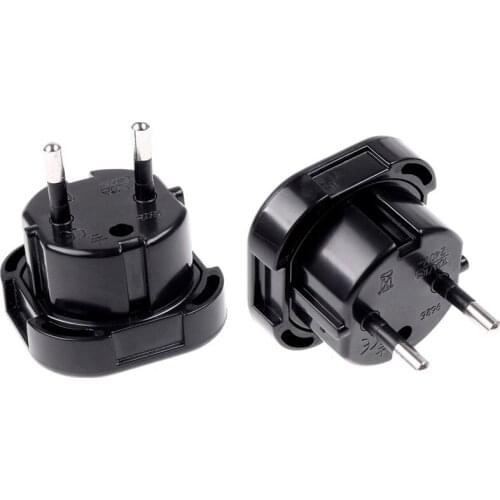UK TO EU EUROPE EUROPEAN UNiVERSAL TRAVEL CHARGER ADAPTER PLUG CONVERTER 2 PiN Wall Plug Socket 1PC