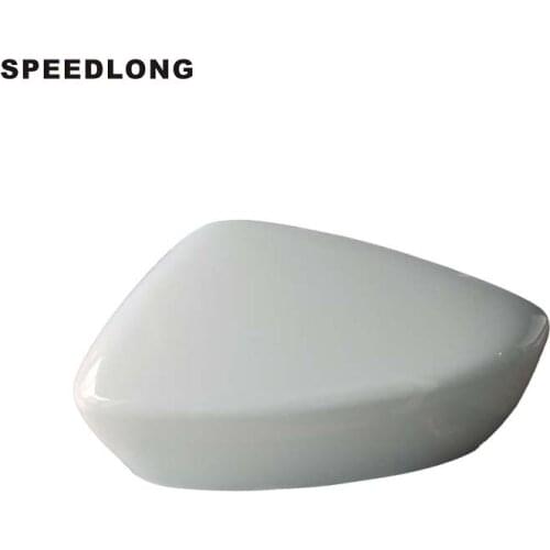 1Pcs Left Side Car Door Rear View Mirror Cover Cap Trim Fit For MAZDA 3 AXELA 2014-2016