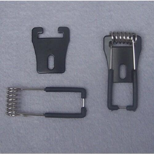 10 Pieces/lot led 15x45mm black panel lamps fixing spring with fixing plate ,downlight spring clips for recessed lights