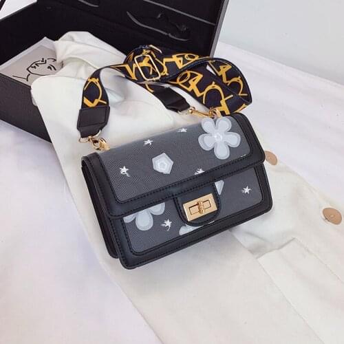 2020Lace Flower Crossbody Bags for Women Leather Messenger Bags Sac A Main Leather purse Shoulder Bag Female Handbags Bolsas New