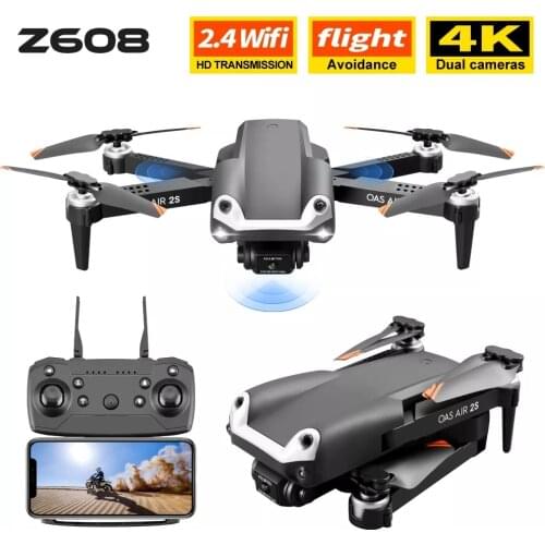 SHAREFUNBAY 2021 New H3 Mini Drone 4K HD Drone Dual Camera Drone FPV WiFi Real-Time Transmission Foldable Quadcopter RC Dron Toy