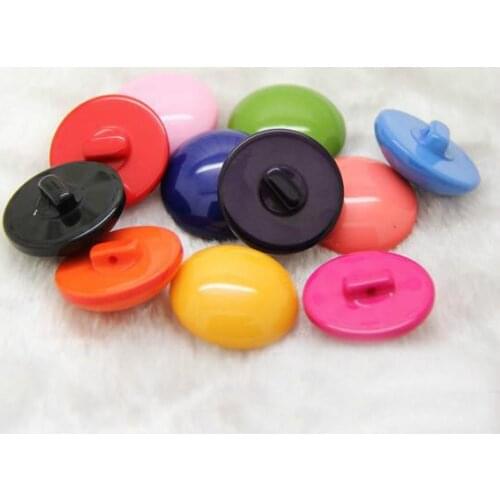 8-50pcs 12.5-30mm 19 colors candy resin mushroom button Cute childrens clothing sweater shirt coat colorful button C059