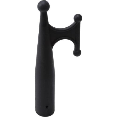 Black Nylon Rowing Boats Kayak Raft Dinghy Hook Head Replacement Top Round Telescopic Pole Pipe Tube Boat Accessories