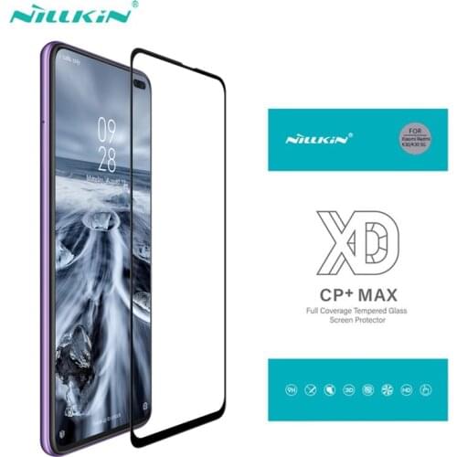 For Xiaomi Poco X3 NFC Poco X3 X3 Pro X2 Tempered Glass Nillkin XD CP+MAX 9H Anti Glare Full Screen Protector Film For Redmi K30