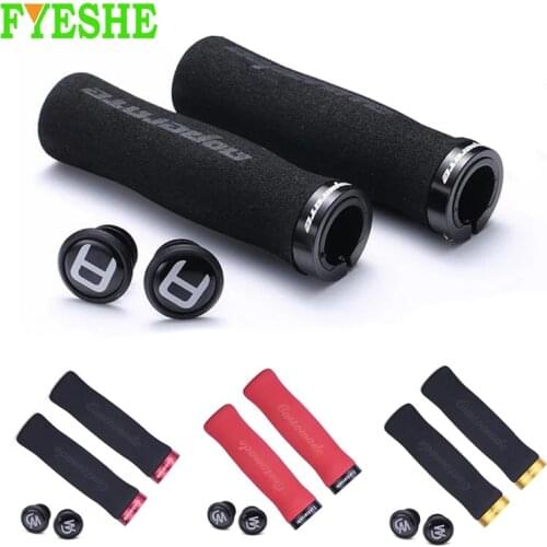 Unique Design Cycling Ergonomic Lockable Handle Grips For MTB Road Folding Bike Mountain Bike Soft Anti-skid Sponge Foam Grip