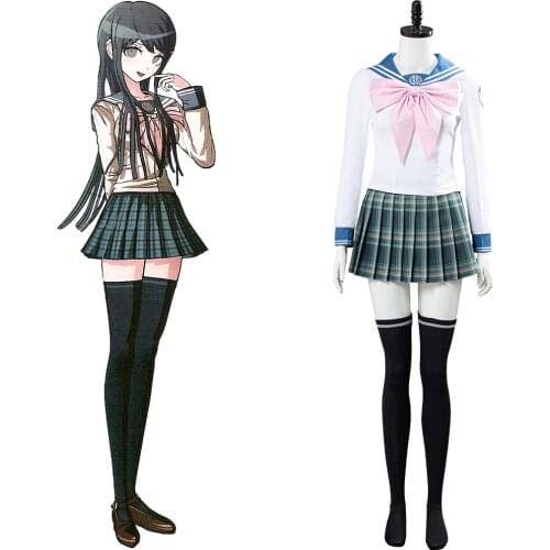 Danganronpa 3 SAYAKA MAIZONO Cosplay Costume Women Girls School Uniform Suit Outfits Halloween Carnival Costume Custom
