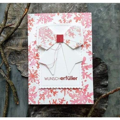 New Large bow decoration metal Cutting Dies Stencils DIY Scrapbooking Paper/photo Cards Embossing Dies