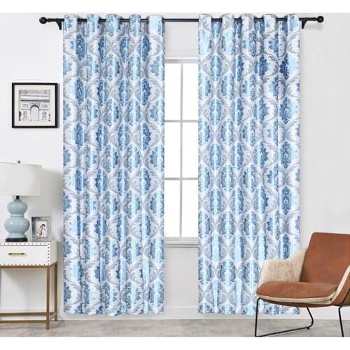Luxury Fashion Style Blackout Curtains Kitchen Curtains Window Living Room Living Room Curtain Panel Jacquard Fabrics Door