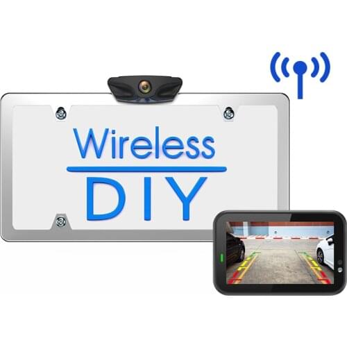 User Manual 110 Degree Wide Angel License Plate Frame Camera 2020 Car Wireless Camera