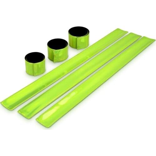 Reflective Snap Wrist & Ankle Pop Bands Perfect for Walking, Biking, Pets, and Children for Night Safety 6PCS