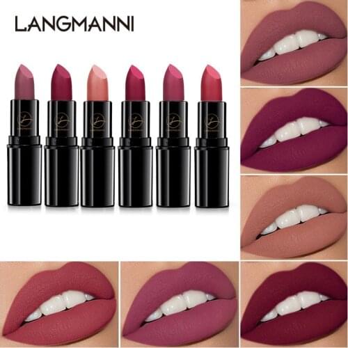 Waterproof Nude Glitter Lipstick Makeup Long Lasting Red Lip Gloss Tint Mermaid Sexy Shimmer Lip Stick Cosmetics Beauty Tool
