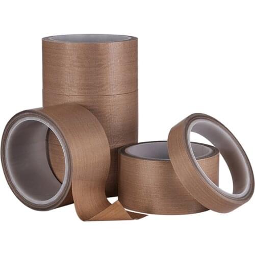 10M/Roll Sealing Tape Resistant High Temperature Adhesive Cloth Insulation 300 Degree Vacuum Sealing Machine Tape