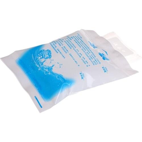 10Pcs Reusable Ice Bag Water Injection Icing Cooler Bag Pain Cold Compress Drinks Refrigerate Food Keep Fresh Gel Dry Ice Pack
