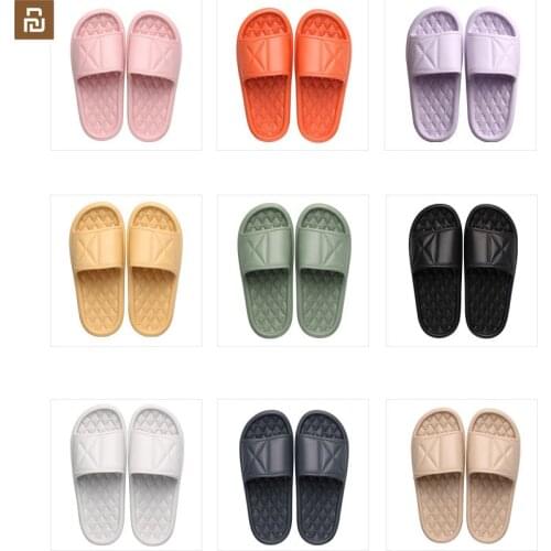 8-color xiaomi youpin non-slip home slippers couple home slippers indoor outdoor fashion bath slippers high quality